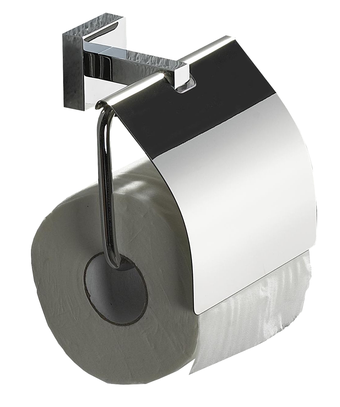 Toilettenpapierhalter ANGOLUX (mit Deckel)