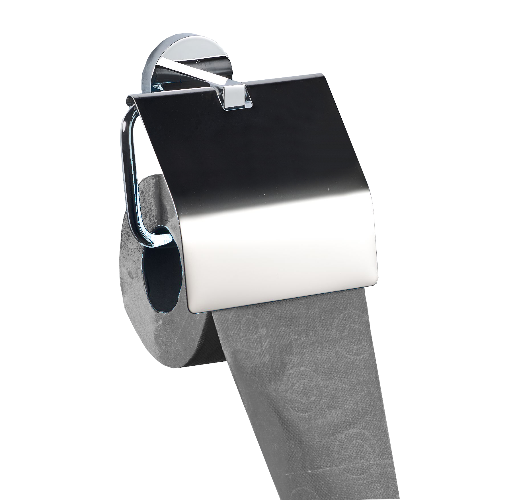 Toilettenpapierhalter LINOLUX (mit Deckel)